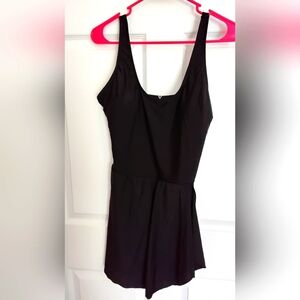 Cupshe Black Swim Dress